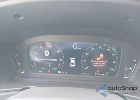 2023 Honda Accord Hybrid Ex-L из США, поврежденный, VIN 1HGCY2F6XPA001093